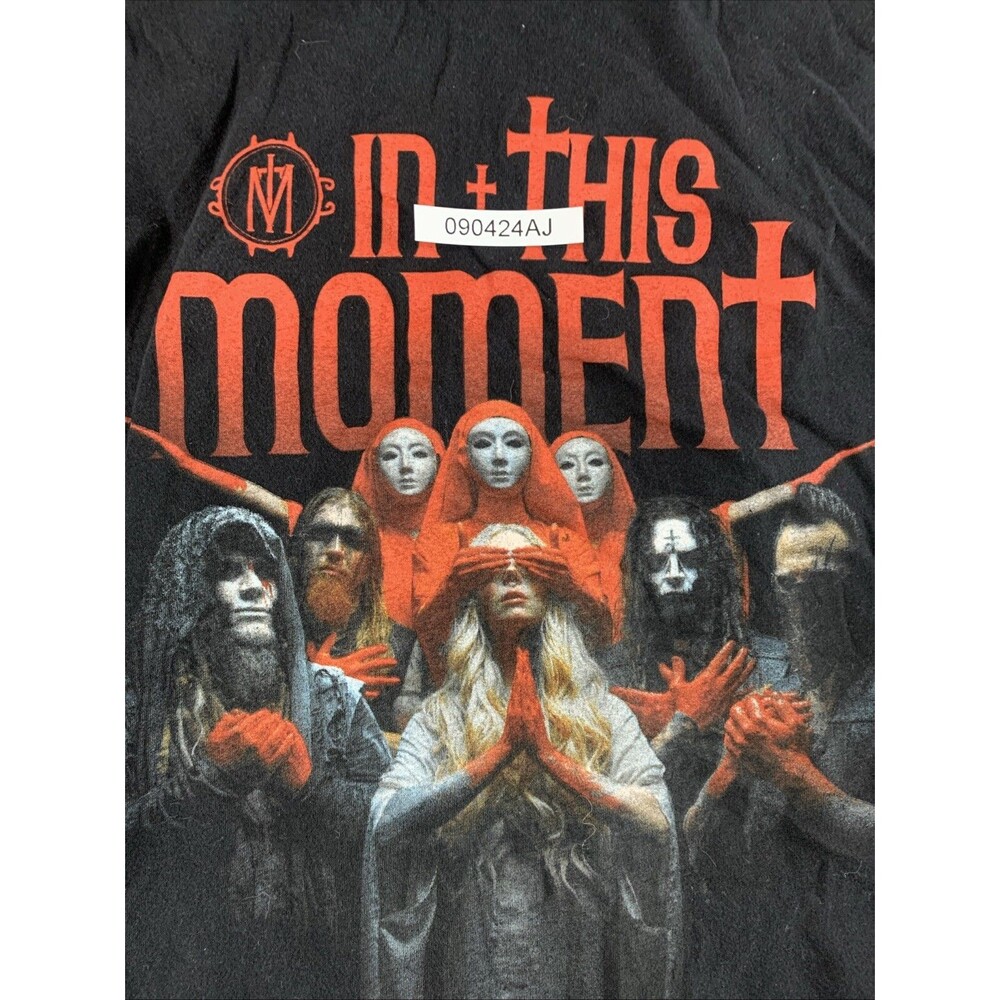 In This Moment 2022 Unisex Large Tour Black Multi Color Band T-Shirt - Picture 6 of 6
